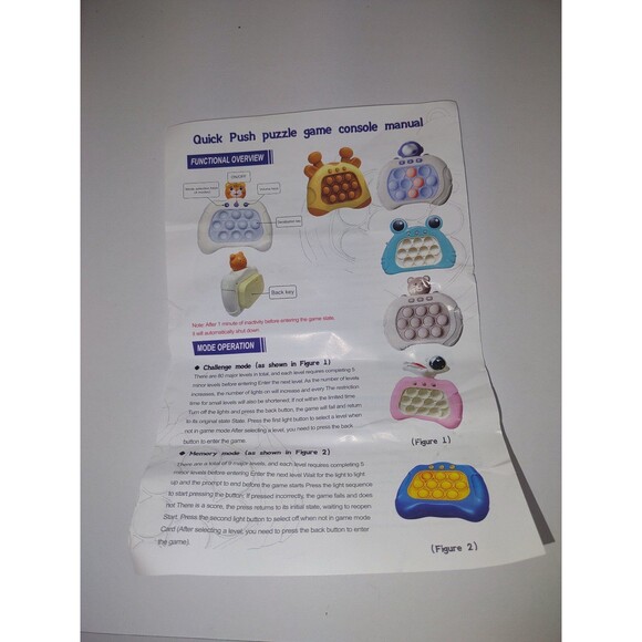 Pop-It Game Device, Fast Push Intelligent Game, Bunny, Pink - Picture 2 of 5